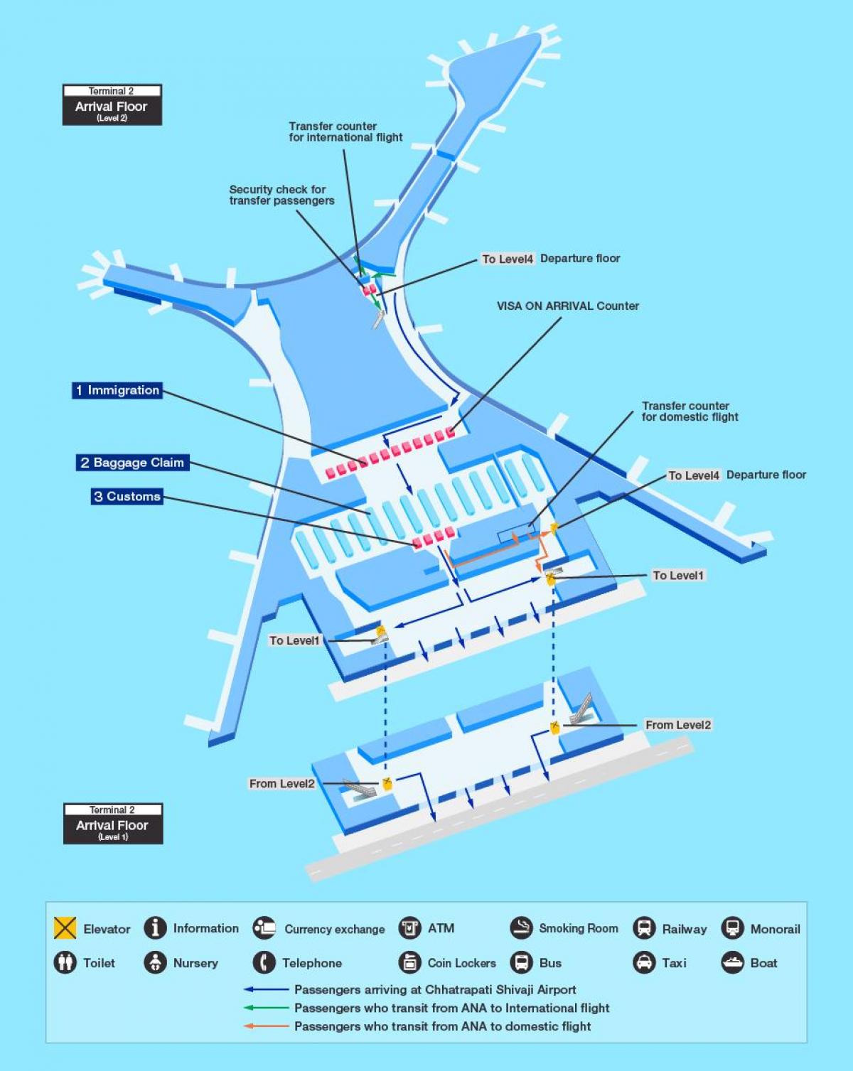 harta Mumbai aeroport international