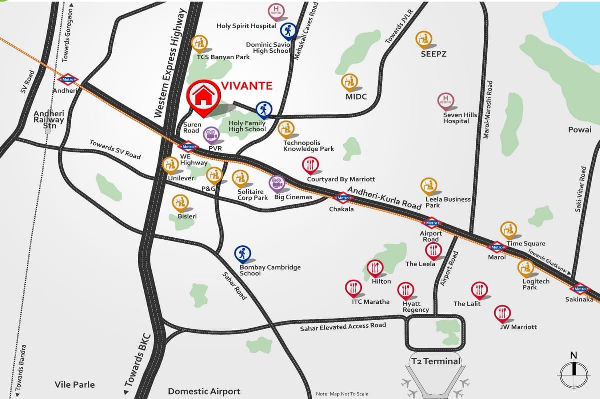 andheri Mumbai arată hartă