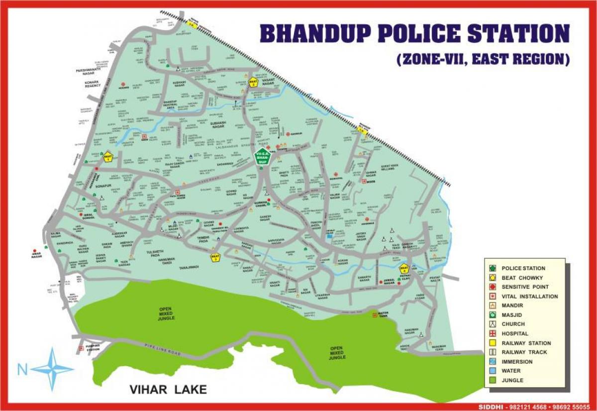 Mumbai Bhandup hartă