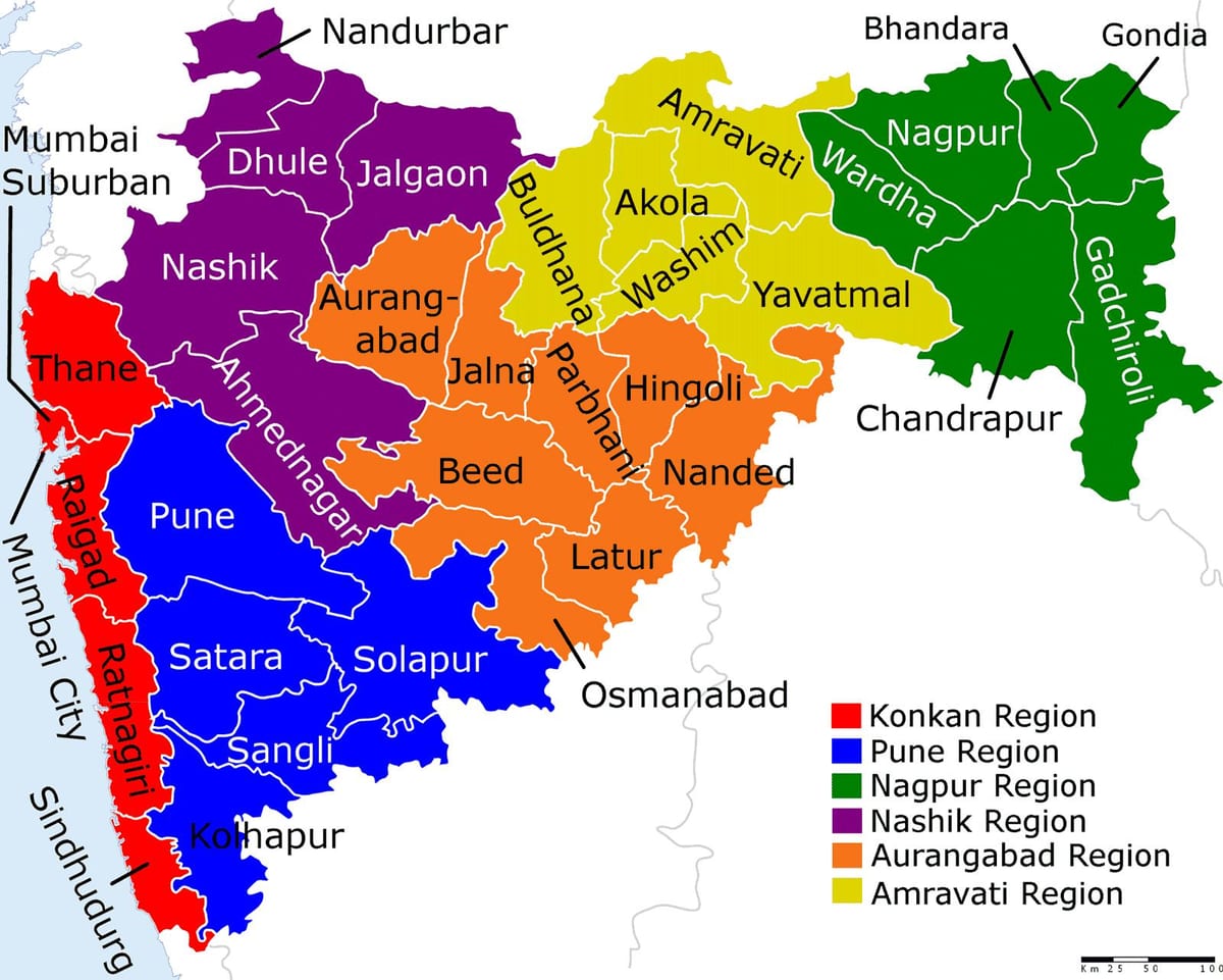 harta Maharashtra, Mumbai