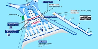 Harta de aeroportul Mumbai