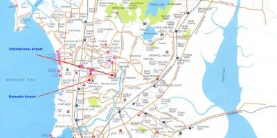 Borivali Mumbai arată hartă
