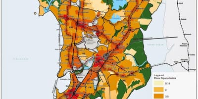 CRZ harta din Mumbai