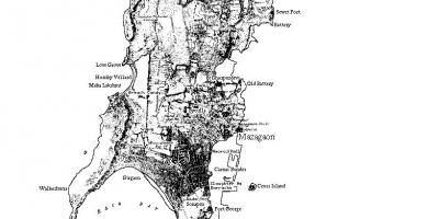 Harta Mumbai insula