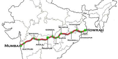 Nagpur Mumbai expres autostrada hartă