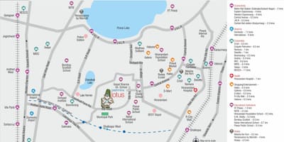 Powai Mumbai arată hartă