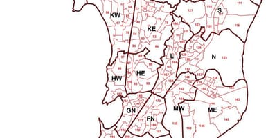 Mumbai harta zona înțelept